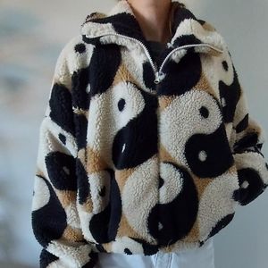 Urban Outfitters Sherpa ying/yang coat